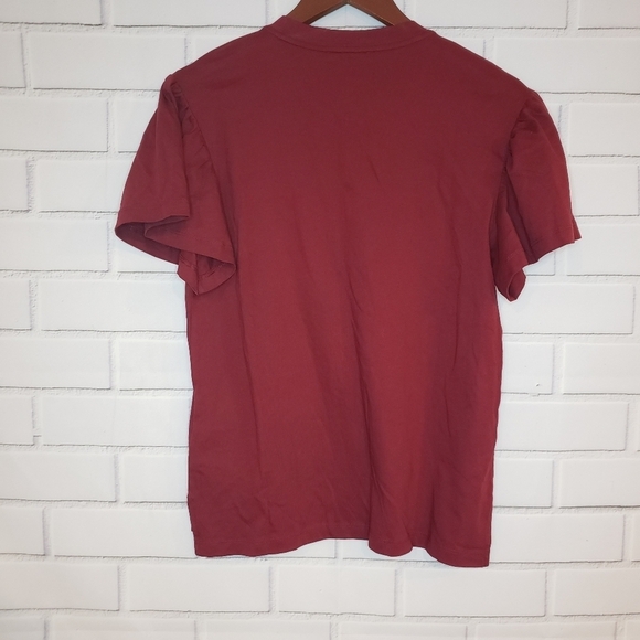 Tommy‎ ICON Red ruffle sleeve Graphic tee - Picture 8 of 10